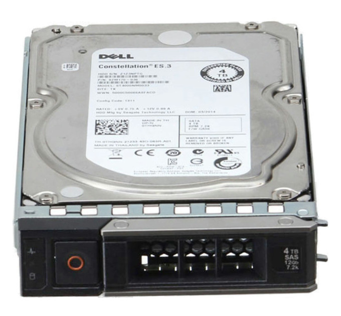 Dell 4TB 7.2K 6Gbps SATA 3.5 HDD Used (THGNN-R)