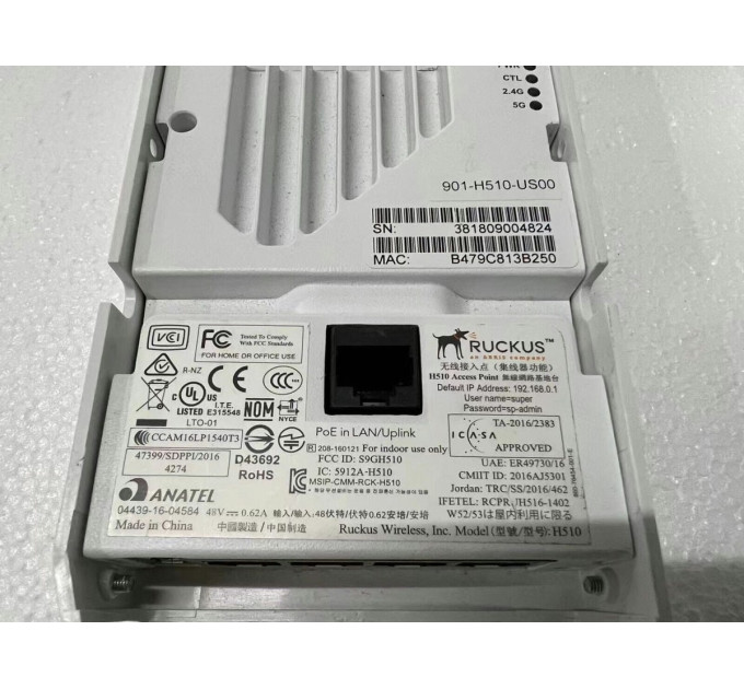 Ruckus H510 Wireless Access Point 901-H510-US00