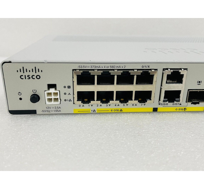 Cisco C1161-8P 8-Port Dual GE SFP Integrated Services Router W/ Power Adapter