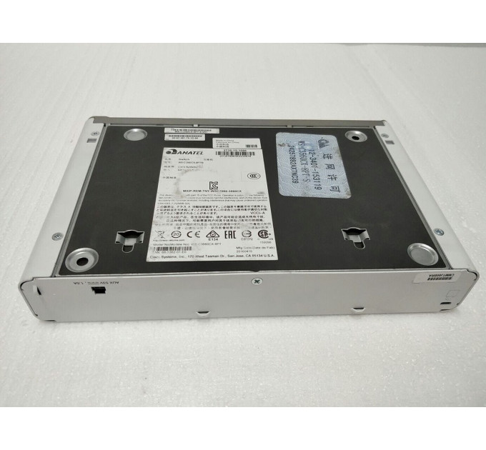 Cisco WS-C3560CX-8PT-S 8x Ge PoE Ports 3560CX PD Compact Switch W/ Power Adapter
