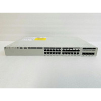 Cisco C9200L-24P-4X-A 24-Port PoE & 4x 10G Switch W/ Dual AC PSU & Stack Module