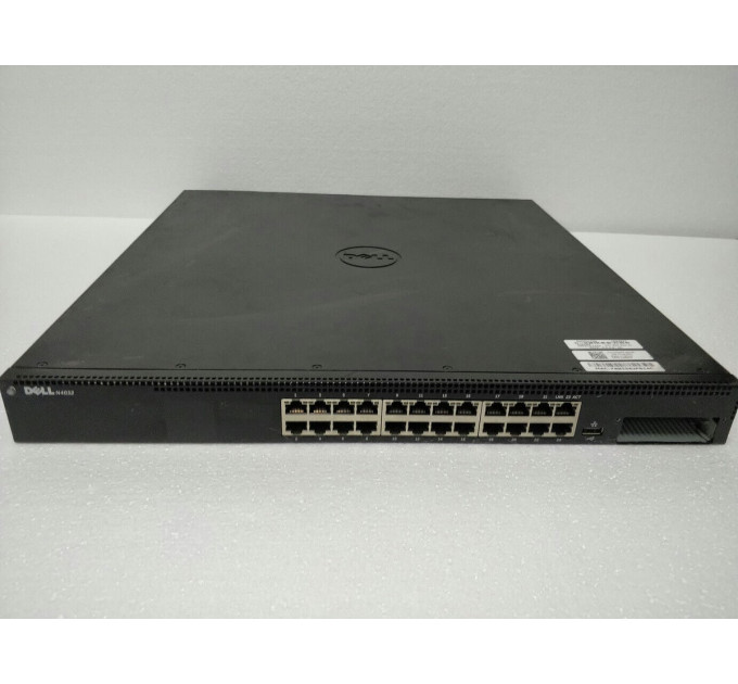 Dell N4032 24x 10G RJ45 Ports Layer 3 Network Switch W/ Dual AC Power Supply