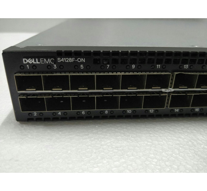 Dell S4128F-ON 28x 10GbE SFP+ & 2x 100GbE QSFP28 Port Switch "without Fan & PSU”