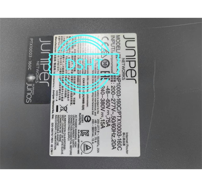 Juniper PTX10003-160C TESTED AND WORKING INCL CABLES AND RACKMOUNT